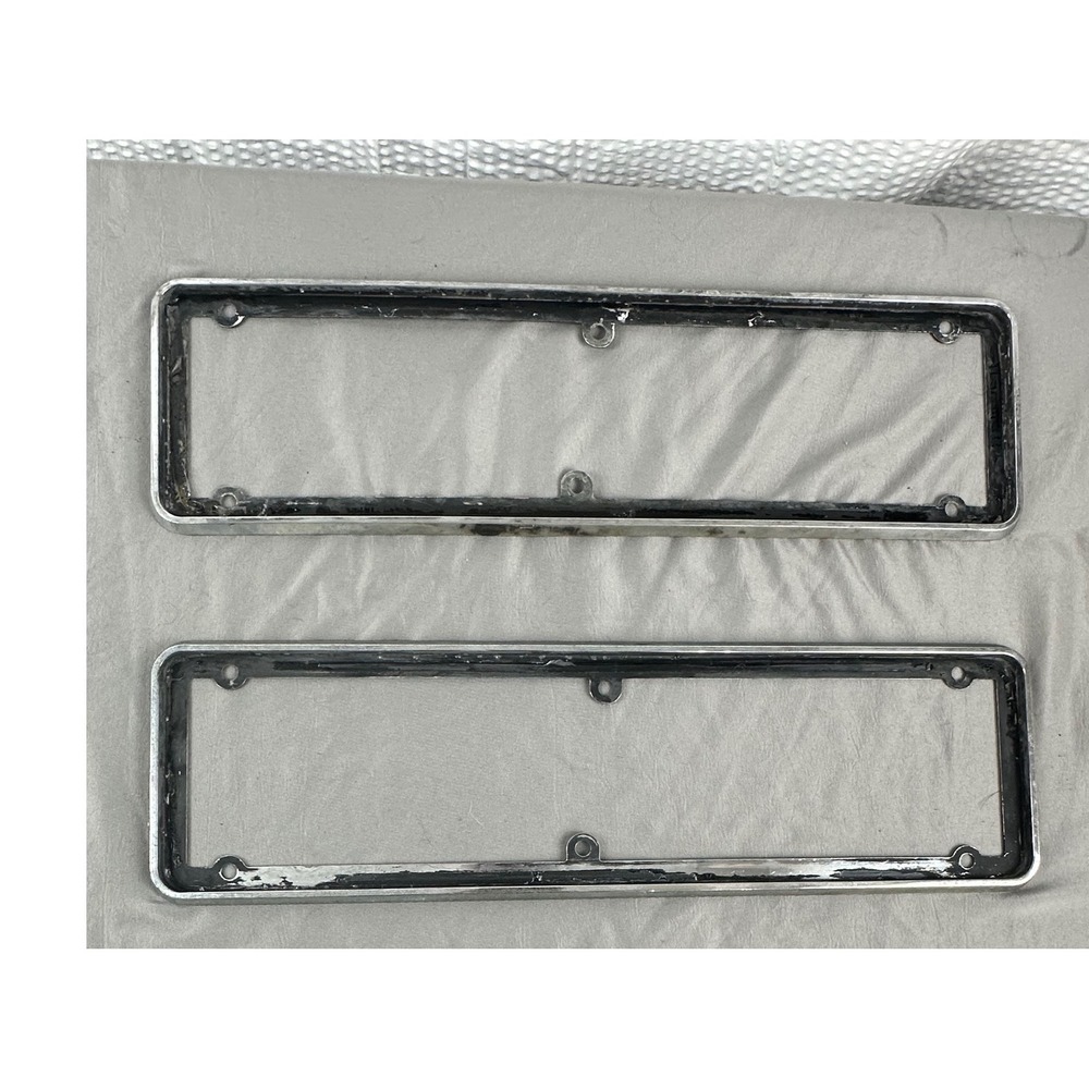OEM 1968 Camaro SS Nova Hood Louver Bezels 3927443 GM Original Pair READ